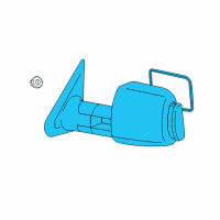 OEM Toyota Mirror Assembly Diagram - 87940-0C221