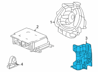 OEM Honda Civic SENSOR, FR- CRASH Diagram - 77930-T20-B12