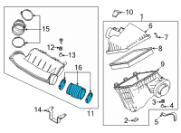 OEM 2022 Nissan Frontier Duct-Air Diagram - 16577-9BT1A