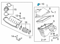 OEM 2019 Infiniti Q50 Mass Air Flow Sensor Diagram - 22680-7131R