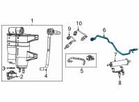 OEM Jeep TUBE-VAPOR Diagram - 68424095AB