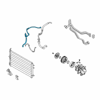 OEM 2009 Kia Sedona Liquid Tube Diagram - 977614D900