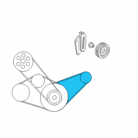 OEM Honda Civic Belt, Alternator Diagram - 31110-P2A-505