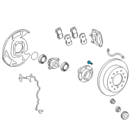 OEM 2018 Lexus LC500h Bolt, Hub Diagram - 90942-02083