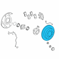 OEM 2016 Toyota Land Cruiser Rotor Diagram - 43512-60210