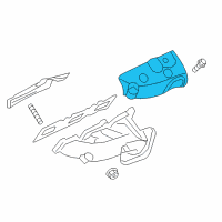 OEM 2014 Ford Mustang Heat Shield Diagram - BR3Z-9Y427-A