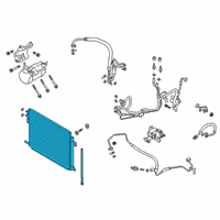 OEM Ford Explorer Condenser Diagram - L1MZ-19712-A