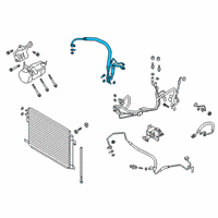 OEM Ford Explorer Pressure Tube Diagram - L1MZ-19D742-BC