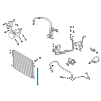 OEM 2022 Ford Police Interceptor Utility Drier Desiccant Bag Diagram - L1MZ-19C836-AB