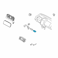 OEM Lincoln Hazard Switch Diagram - 7A1Z-13D730-BA