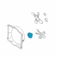 OEM Dodge Ram 2500 Van Fan-Fan Diagram - 52028743