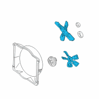 OEM Dodge Ram 1500 Van Fan-Cooling Diagram - 52028440AB