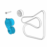 OEM 2022 Ford Escape Serpentine Tensioner Diagram - GN1Z-6A228-B