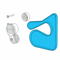 OEM 2020 Ford Escape Serpentine Belt Diagram - GN1Z-8620-C