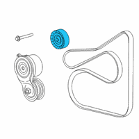 OEM 2022 Ford Escape Serpentine Idler Pulley Diagram - CM5Z-8678-B