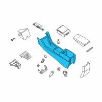 OEM 2012 Nissan Altima Body - Console Diagram - 96911-ZX20B