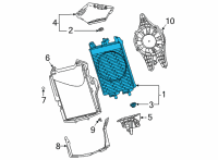 OEM 2020 Chevrolet Corvette Mount Bracket Diagram - 84524655