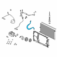 OEM 2014 Ford F-150 Return Hose Diagram - BL3Z-19867-A