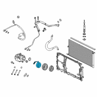 OEM Mercury Clutch Coil Diagram - 8L2Z-19D798-B