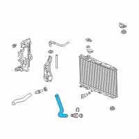 OEM 2015 Honda Civic Hose, Water (Lower) Diagram - 19504-R1B-A01