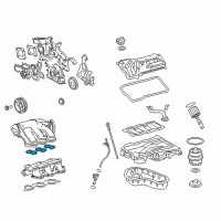 OEM Toyota Avalon Plenum Gasket Diagram - 17176-0P021