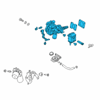 OEM Hyundai Integrated Brake ACTUATION Uni Diagram - 58500-G2300