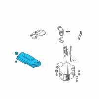 OEM 2005 Infiniti Q45 Duct Assembly-Air Diagram - 16554-AR712