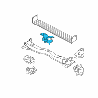 OEM 2010 Mercury Mountaineer Rear Mount Diagram - 9L2Z-6068-A