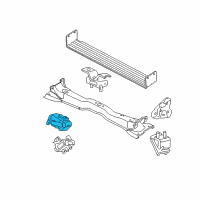 OEM 2006 Mercury Mountaineer Motor Mount Bracket Diagram - 7A2Z-6031-AA