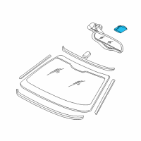 OEM 2000 Buick Park Avenue Sensor Kit, Windshield Outside Moisture Diagram - 12483077