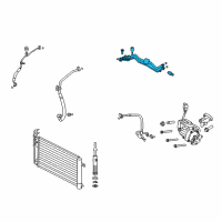 OEM 2011 Ford Fusion Evaporator Tube Diagram - 9E5Z-19835-E