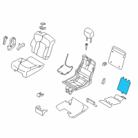 OEM 2021 Infiniti QX80 Heater Unit Assy-Rear Seat Back Diagram - H8635-1A65B