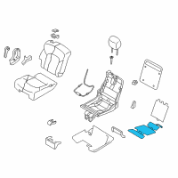 OEM Infiniti Heater Unit Assembly-Rear Seat Cushion Diagram - H8335-1A65B