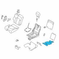 OEM 2019 Infiniti QX80 Heater Unit Assembly-Rear Seat Cushion Diagram - H8335-1A65B