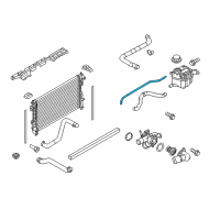 OEM 2017 Ford Taurus Overflow Hose Diagram - 8G1Z-8063-A