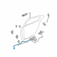 OEM 2002 Chrysler 300M Link-Door Lock Control Diagram - 4780370AE