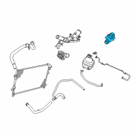 OEM 2014 Dodge Journey Resistor-Radiator Fan Diagram - 68054677AA