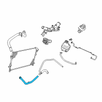 OEM 2010 Dodge Journey Hose-Radiator Outlet Diagram - 5058397AD