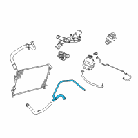 OEM 2010 Dodge Journey Hose-Radiator Outlet Diagram - 5291896AG