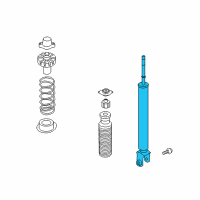 OEM 2007 Infiniti G35 ABSORBER Kit-Shock, Rear Diagram - E6210-JK01B