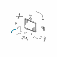 OEM Acura RL Hose, Water (Upper) Diagram - 19501-RJA-J00