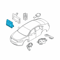 OEM 2015 Ford Taurus Control Module Diagram - DG1Z-19G481-E