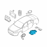 OEM 2019 Ford Taurus Antitheft Module Diagram - HG1Z-15604-B