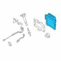 OEM Kia Engine Ecm Control Module Diagram - 391103FKN0