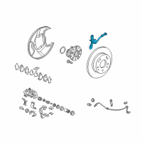 OEM 2009 Honda Civic Hose Set, Right Rear Brake (Disk) Diagram - 01466-SNA-J02