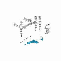 OEM 1999 Oldsmobile Aurora Front Lower Control Arm Assembly Diagram - 25766511