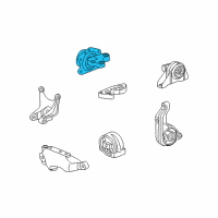 OEM 2008 Saturn Vue Mount Asm, Trans Diagram - 15239920