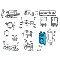 OEM 2019 Ram 1500 Body Controller Diagram - 68287182AH