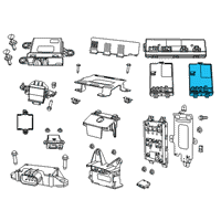 OEM 2020 Ram 1500 Module-Heated Seat Diagram - 68290173AE