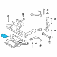 OEM BMW HEAT PROTECTION PLATE RIGHT Diagram - 31-14-6-861-396